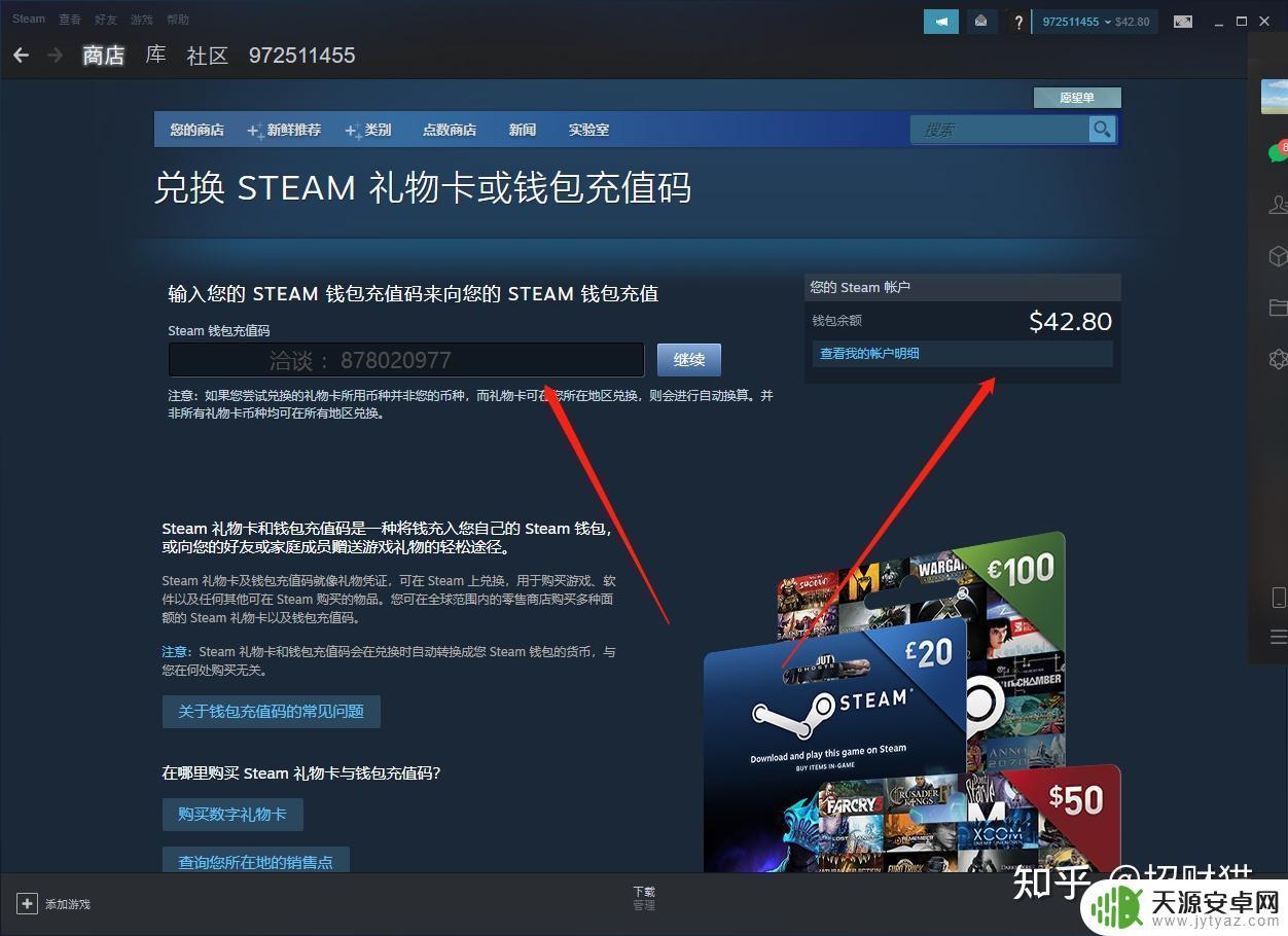 Steam游戏礼品卡怎么使用?完整使用指南