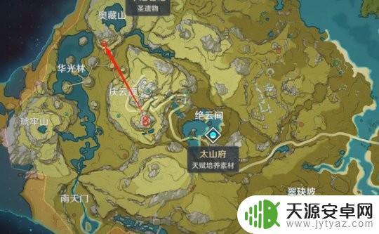 原神各种材料采集路线图，快速了解原神各个地点采集点位！