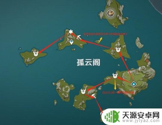 原神各种材料采集路线图，快速了解原神各个地点采集点位！