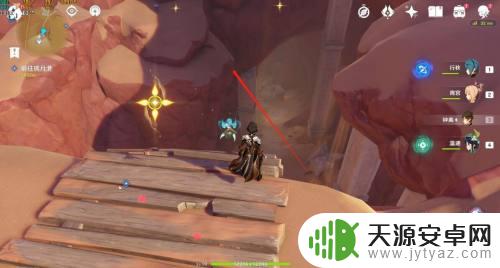 原神须弥沙漠左上角遗迹 原神列柱沙原左上角锚点下石门怎么打开