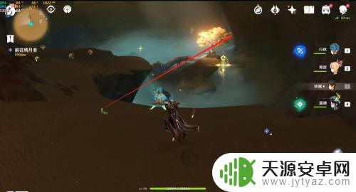 原神须弥沙漠左上角遗迹 原神列柱沙原左上角锚点下石门怎么打开