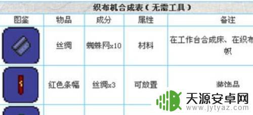 泰拉瑞亚织布机怎么弄 泰拉瑞亚织布机制作教程