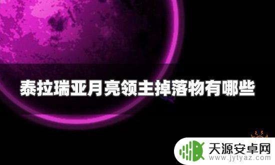 泰拉瑞亚月球首领掉落物 泰拉瑞亚月亮领主掉落物品有哪些值得收集