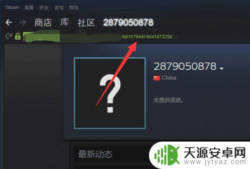 steam怎么复制数字id 如何通过Steam账号查看自己的17位数字ID