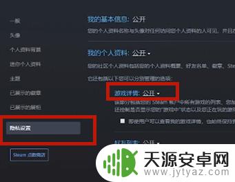 怎么将steam个人游戏隐藏 Steam如何设置单独隐身某个游戏