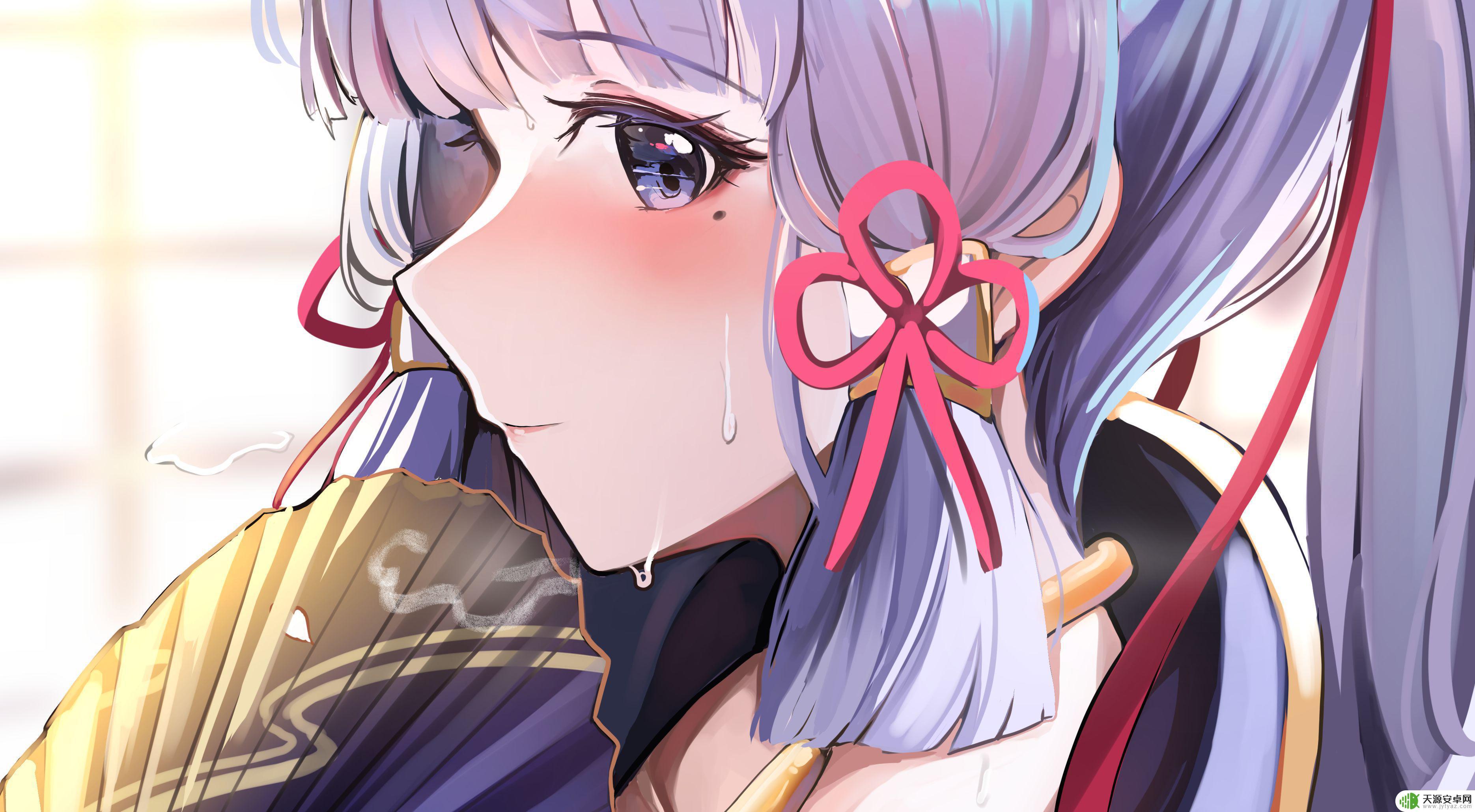 原神素描画 原神神里凌华高清手机壁纸下载