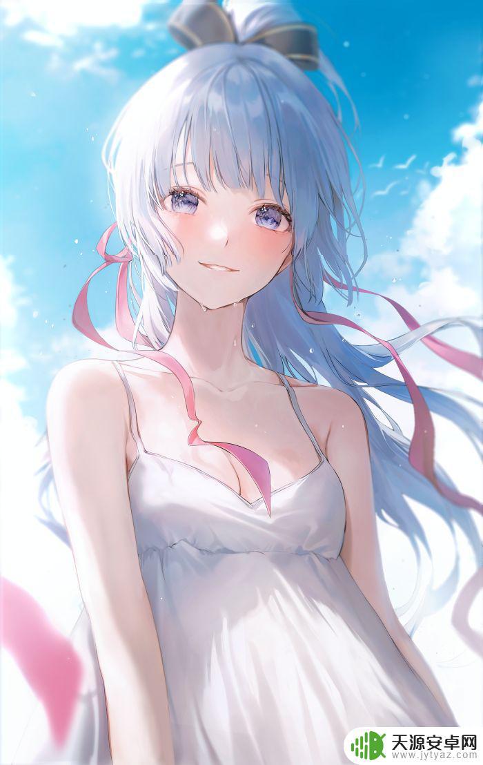原神素描画 原神神里凌华高清手机壁纸下载