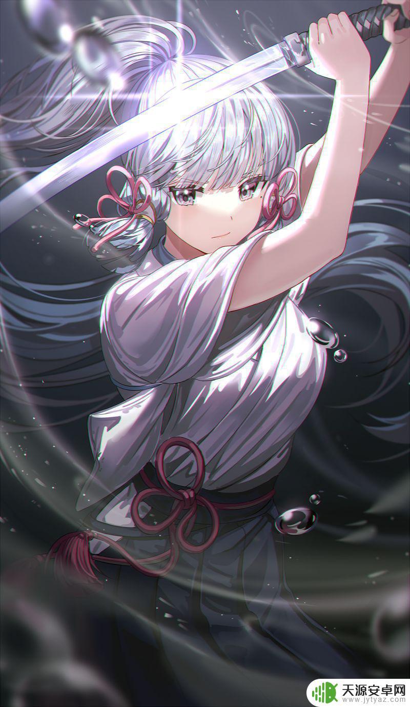 原神素描画 原神神里凌华高清手机壁纸下载