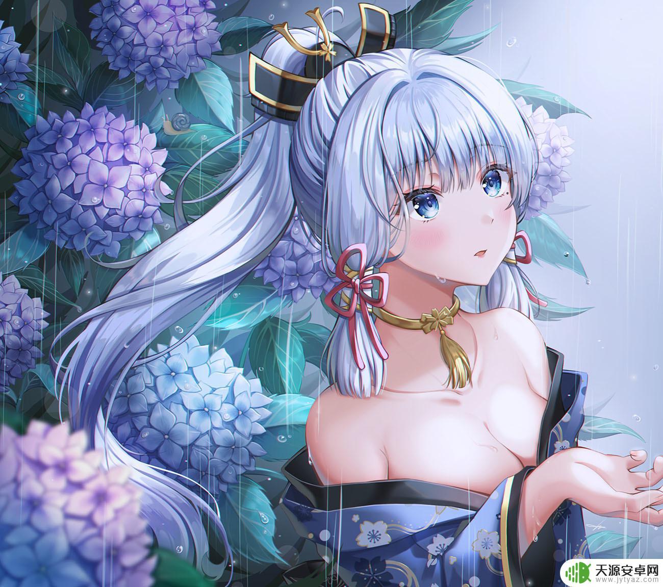 原神素描画 原神神里凌华高清手机壁纸下载