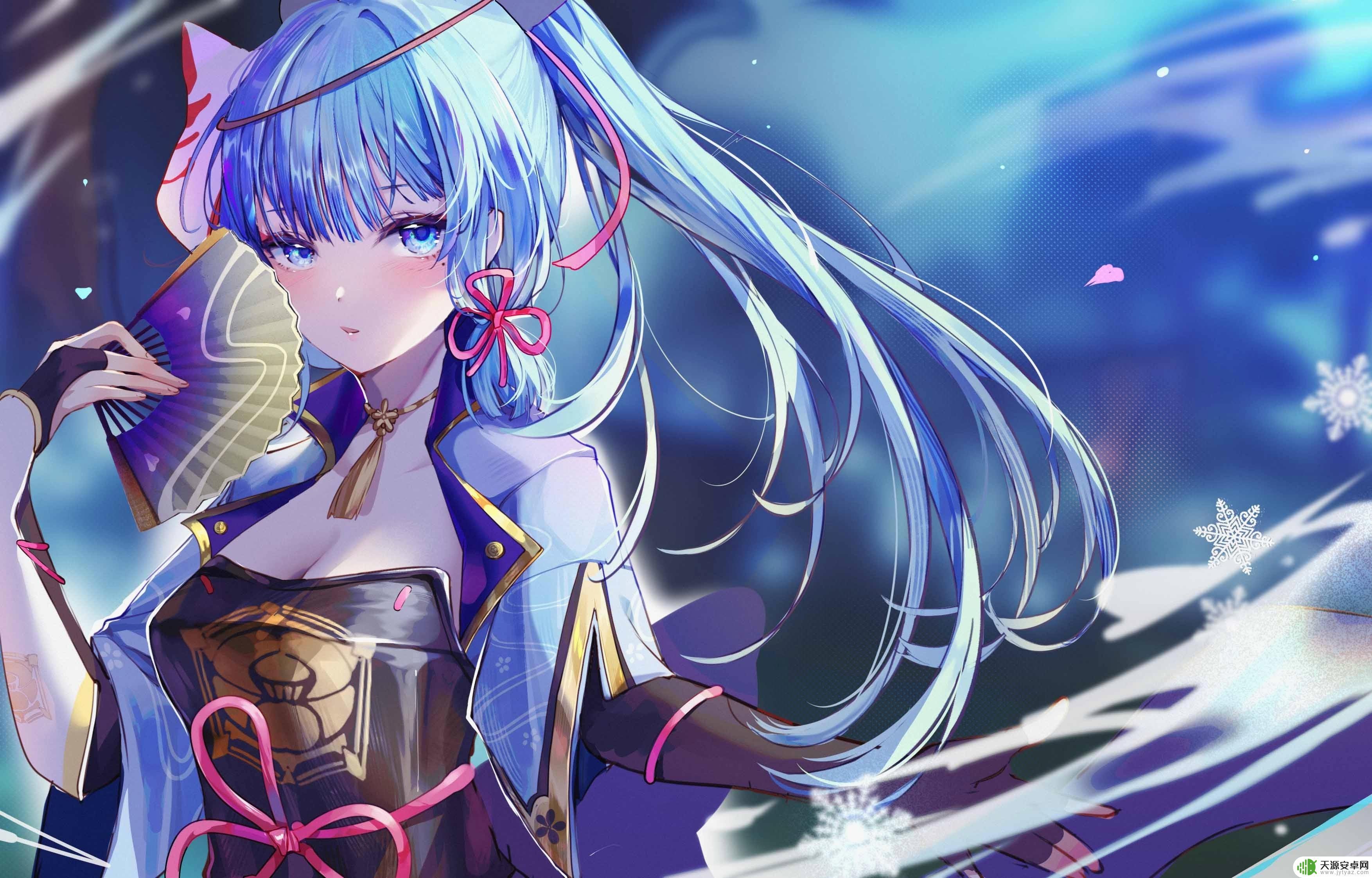 原神素描画 原神神里凌华高清手机壁纸下载
