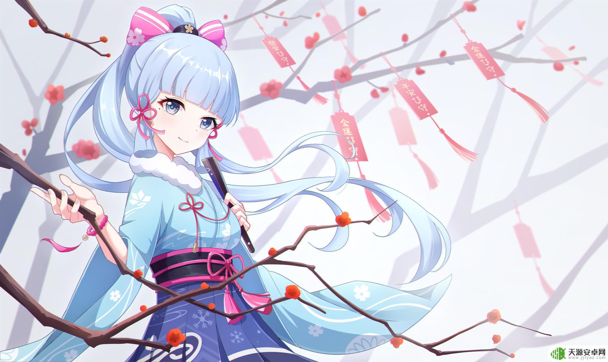 原神素描画 原神神里凌华高清手机壁纸下载