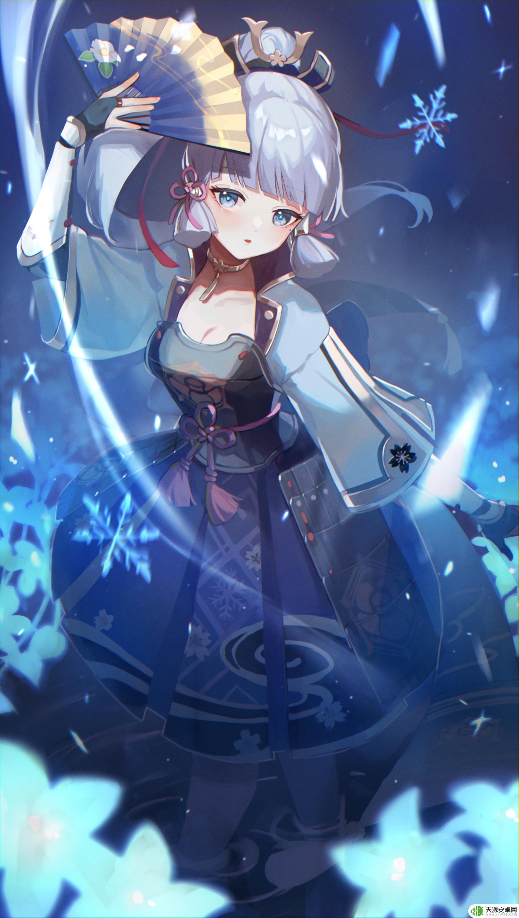 原神素描画 原神神里凌华高清手机壁纸下载