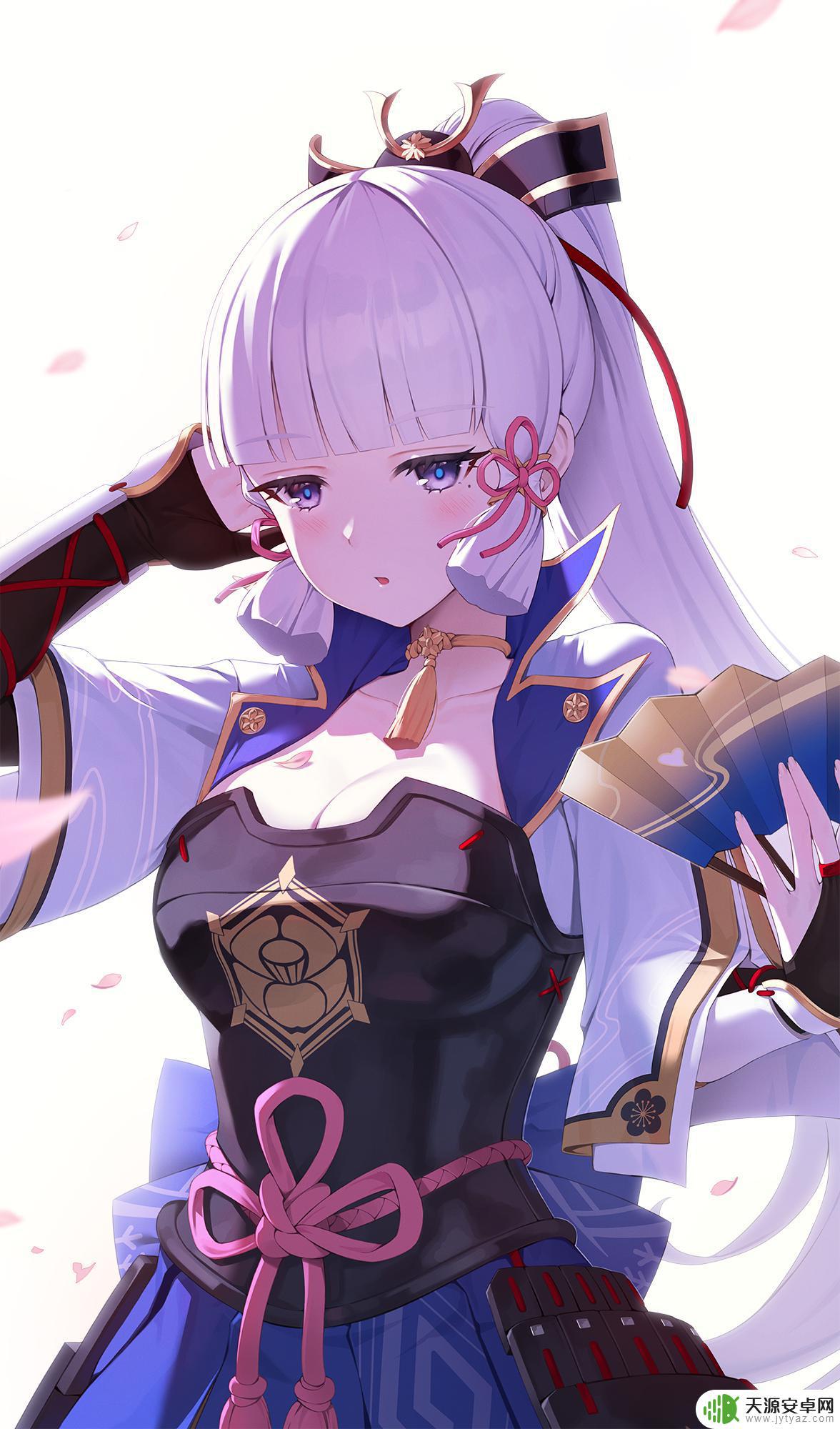 原神素描画 原神神里凌华高清手机壁纸下载