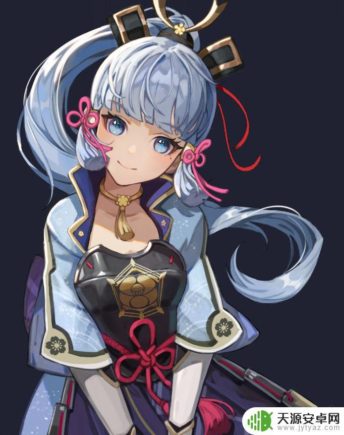 原神素描画 原神神里凌华高清手机壁纸下载