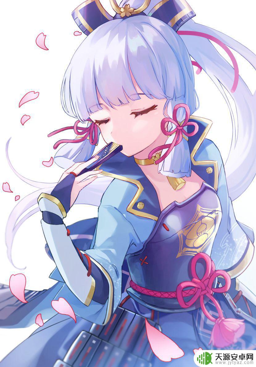 原神素描画 原神神里凌华高清手机壁纸下载