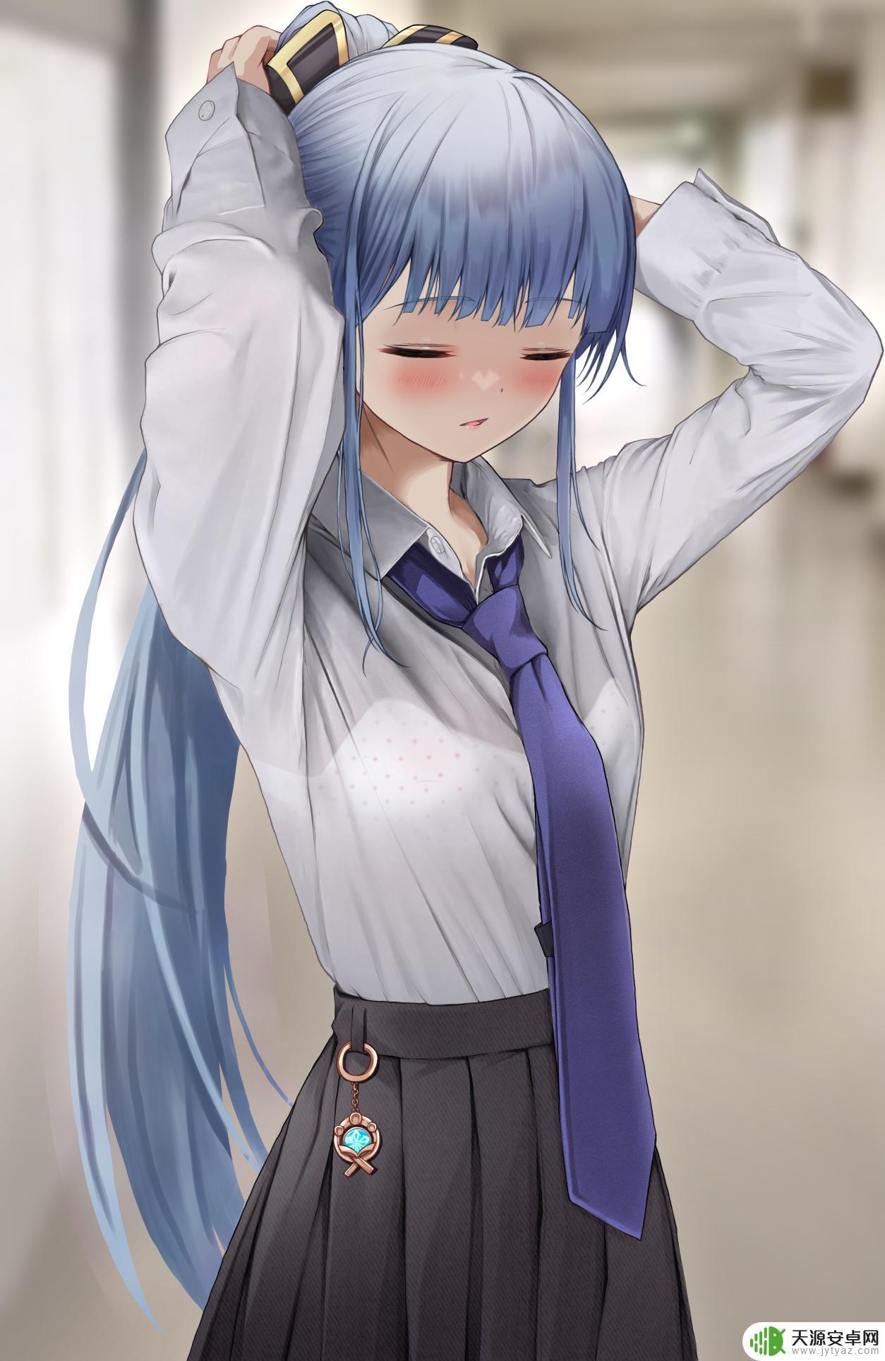 原神素描画 原神神里凌华高清手机壁纸下载