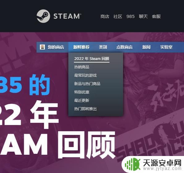 steam账户回顾 如何在Steam上查看2022年自己的游戏列表？