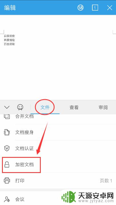 手机怎么修改文档密码 手机WPS如何修改已加密文件的密码