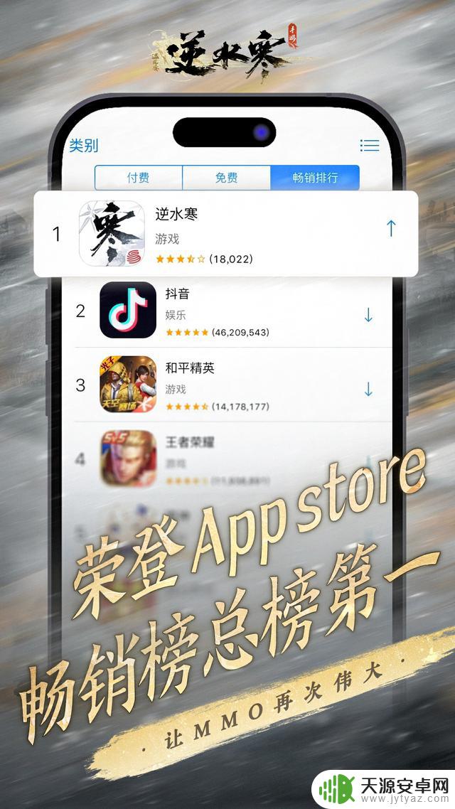 稳居畅销榜Top3，《逆水寒》手游成了暑期档当红炸子鸡