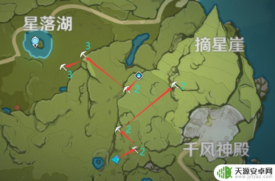 原神黑铁矿分布图