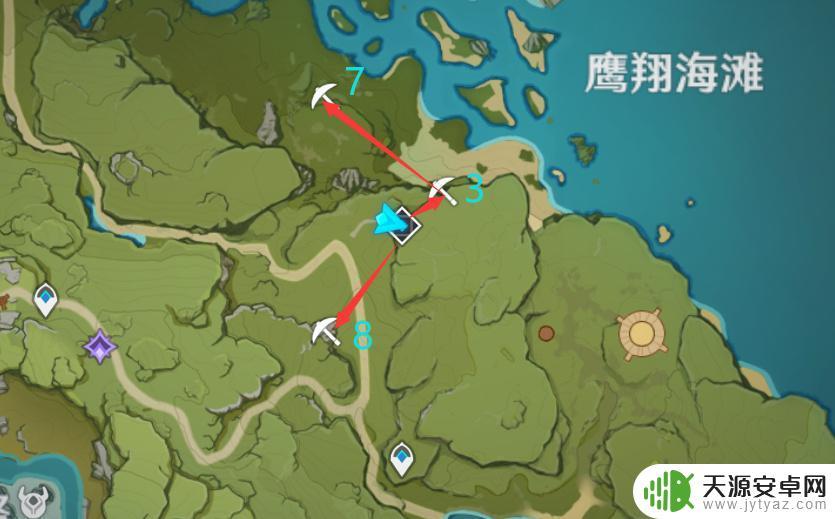 原神黑铁矿分布图