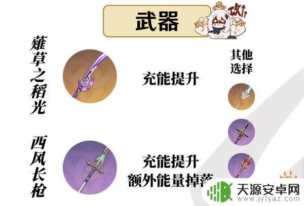 原神云堇有什么4星武器好用的