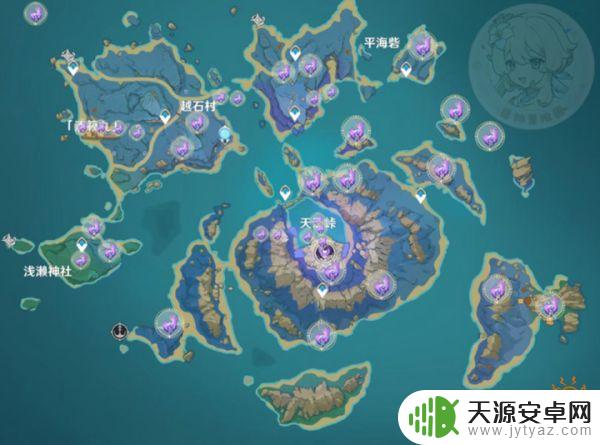 原神雷神瞳详细位置