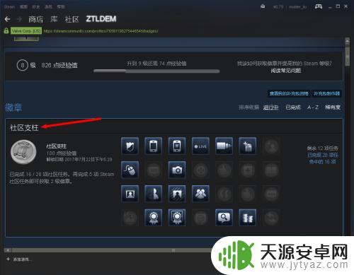 steam荣誉勋章怎么查看