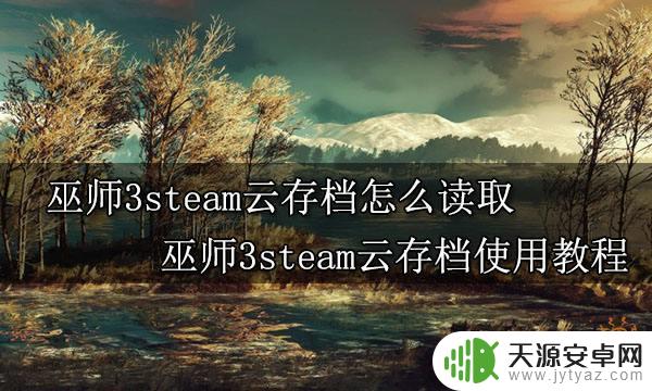 巫师三steam云存档如何同步