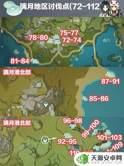 原神哪里有四种元素史莱姆 原神史莱姆分布位置大全分享