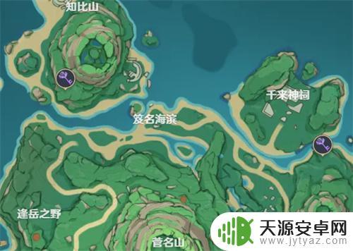 原神鸣神岛地灵龛 原神稻妻地灵龛位置图解