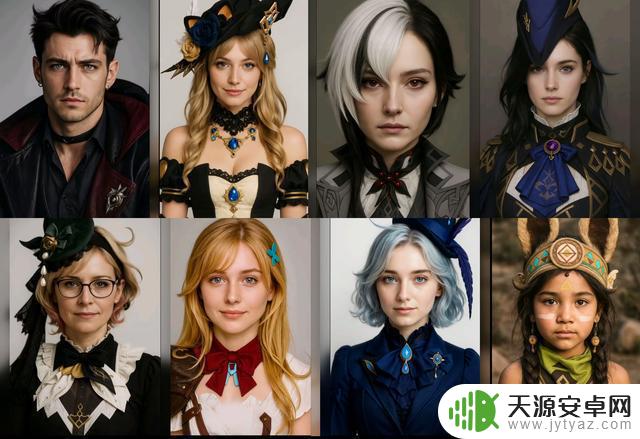 原神:AI视角下的52位角色,钟离被误认,纳塔团队全黑皮!