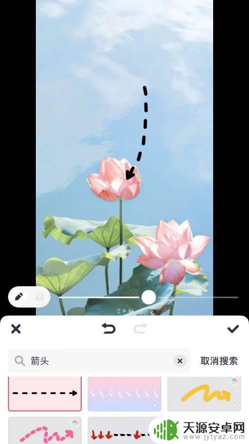 手机美图秀秀直箭头指向怎么做的 如何在手机美图秀秀中绘制箭头
