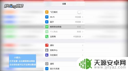 苹果手机数据连接在哪里 怎样在苹果手机上开启和关闭移动数据