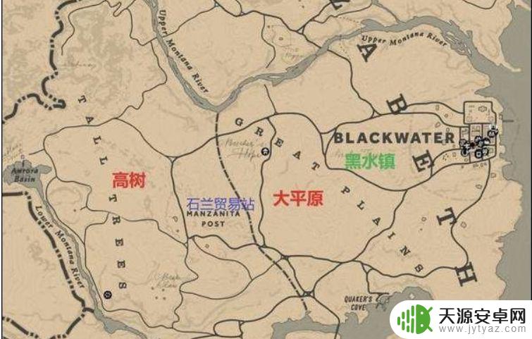 荒野大镖客2快速旅行地图位置 荒野大镖客2快速旅行地点