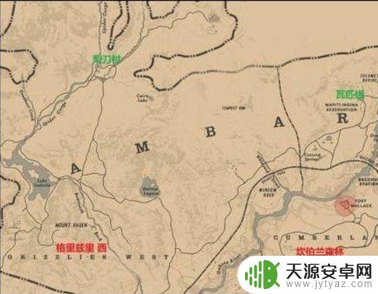 荒野大镖客2快速旅行地图位置 荒野大镖客2快速旅行地点
