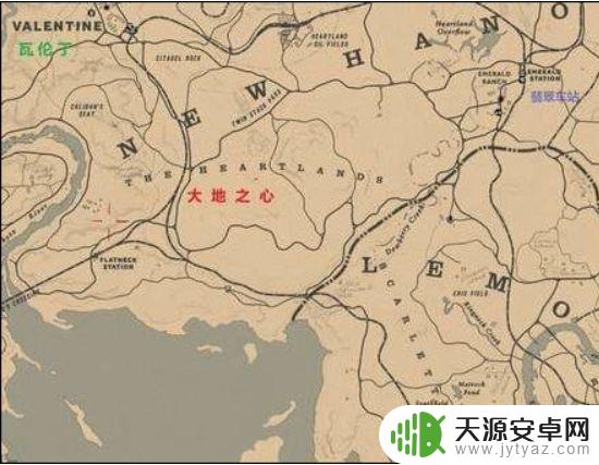 荒野大镖客2快速旅行地图位置 荒野大镖客2快速旅行地点