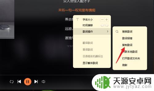 qq音乐歌词怎么复制 qq音乐手机版怎么复制歌词