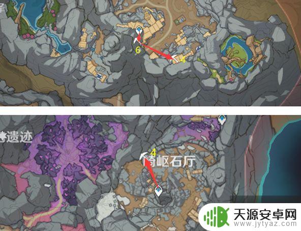 原神中哪里有大量白铁矿 原神白铁矿快速收集路线图分享