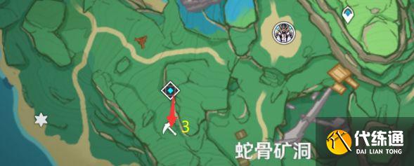 原神中哪里有大量白铁矿 原神白铁矿快速收集路线图分享