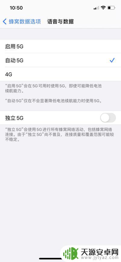 苹果手机5g在哪开 苹果手机5G开关在哪个菜单中