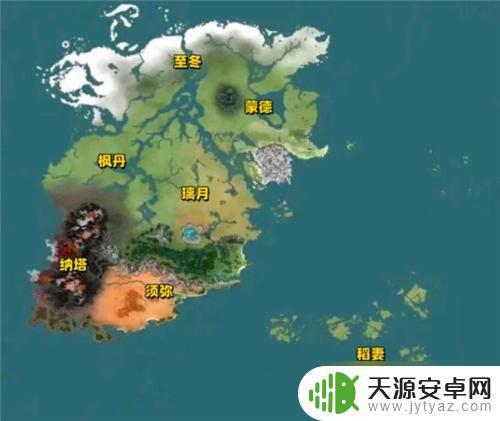 七国原神地图 《原神》七国地图布局一览
