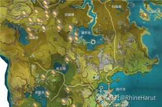 原神矿产密集的地方 原神矿石分布地图