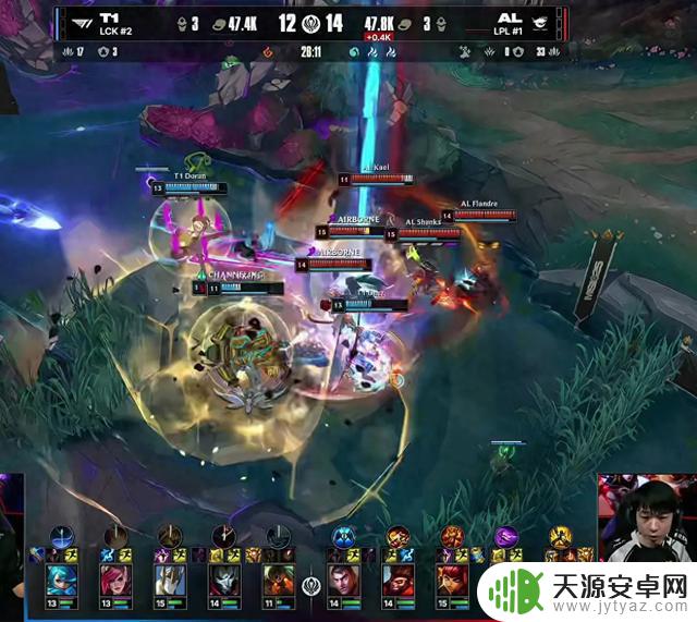 T1VSAL决胜局Tarzan黑科技难救主,T1与GEN会师!