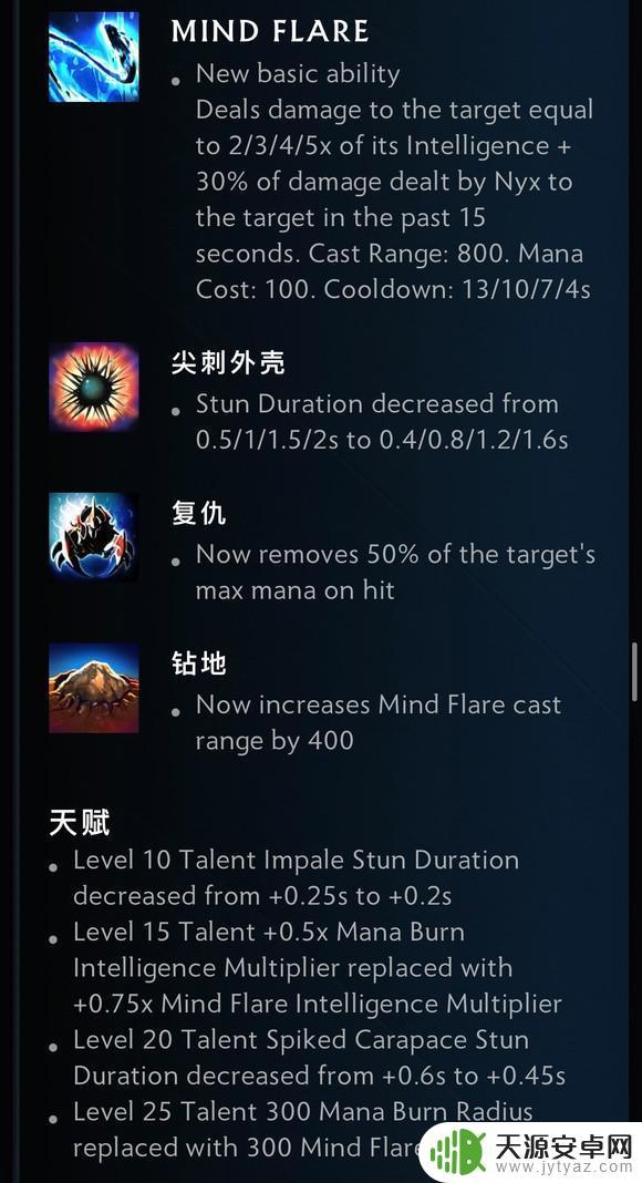 dota2司夜刺客技能 司夜刺客技能改动