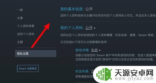 steam的个人设置在哪里 如何在Steam中设置个人隐私