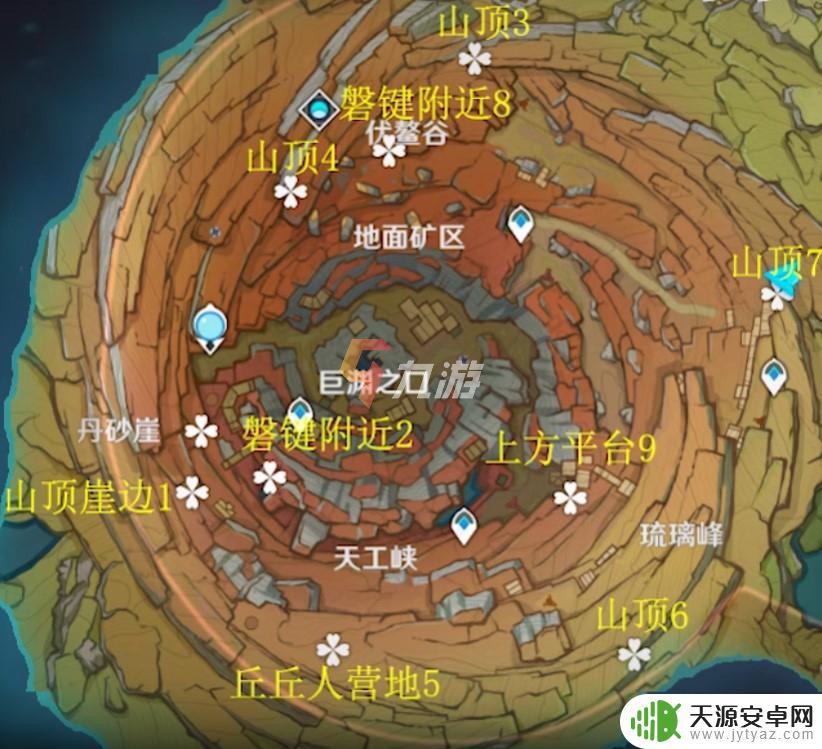 原神层岩老石位置 原神老石点位一览