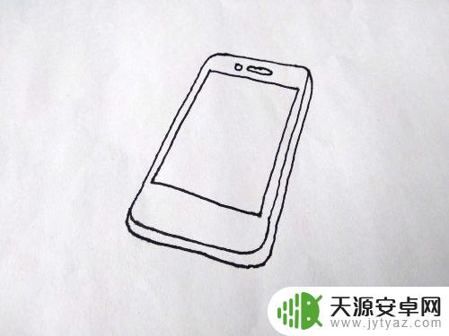如何画苹果手机的步骤 如何用简笔画画苹果手机