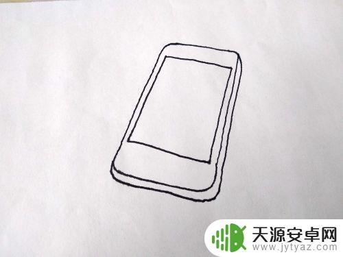 如何画苹果手机的步骤 如何用简笔画画苹果手机