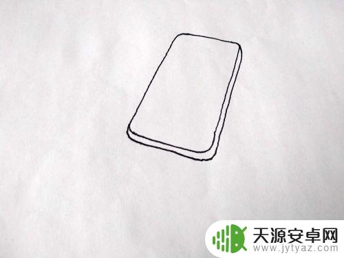 如何画苹果手机的步骤 如何用简笔画画苹果手机